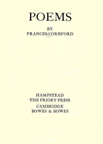 Cover for Poems