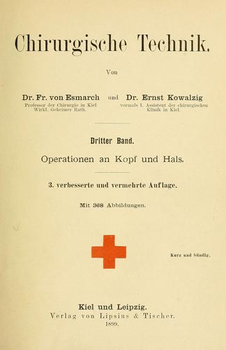 Cover for Chirurgische Technik