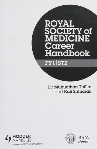 Cover for Royal Society of Medicine career handbook