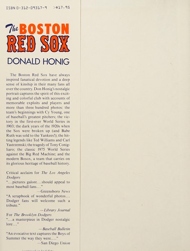 Cover for The Boston Red Sox