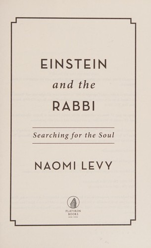 Cover for Einstein and the rabbi