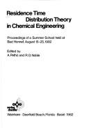 Cover for Residence time distribution theory in chemical engineering