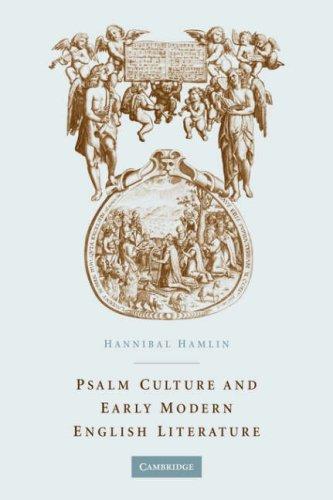 Cover for Psalm Culture and Early Modern English Literature