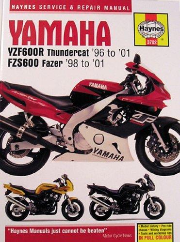 Cover for Haynes Yamaha YZF600R Thundercat '96 to '01 FZS600 Fazer '98 to '01