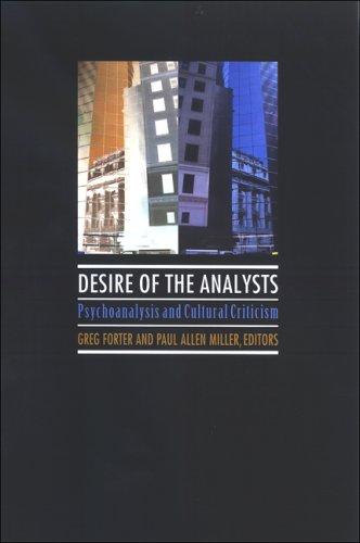 Cover for Desire of the Analysts