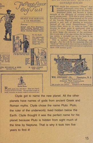 Cover for The man who discovered Pluto