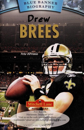 Cover for Drew Brees
