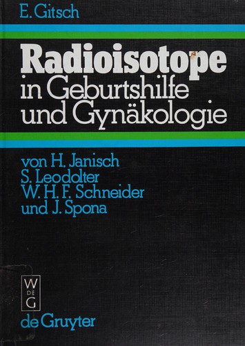 Cover for Radioisotope in Geburtshilfe und Gynäkologie
