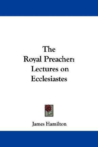 Cover for The Royal Preacher