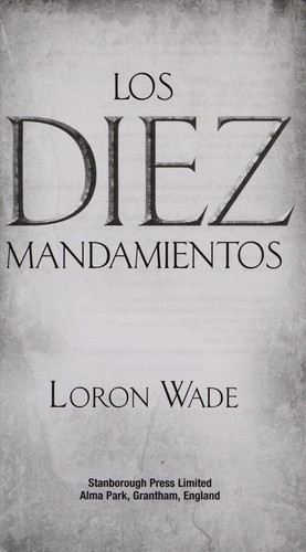 Cover for Los diez mandamientos