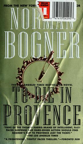 Cover for To die in Provence