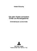 Cover for Der alten Poeten schrecklich Einfäll und Wundergedichte