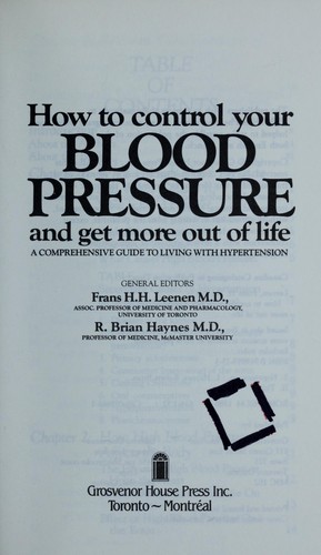 Cover for How to control your blood pressure and get more out of life