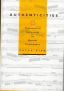 Cover for Authenticities