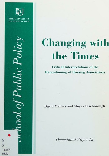 Cover for Changing with the times