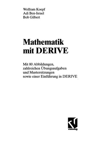 Cover for Mathematik mit DERIVE