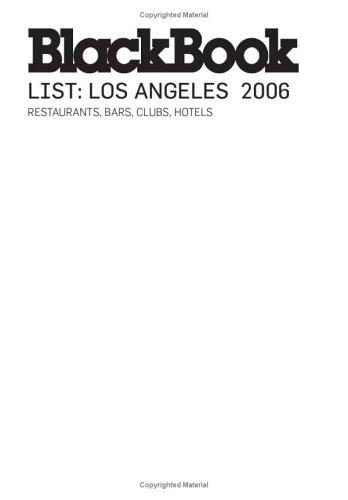 Cover for BlackBook List Los Angeles
