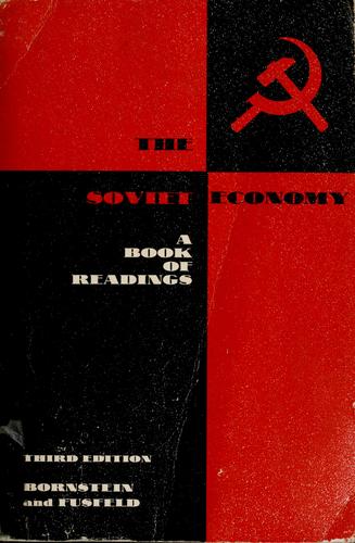 Cover for The Soviet economy