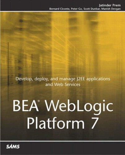 Cover for BEA WebLogic Platform 7
