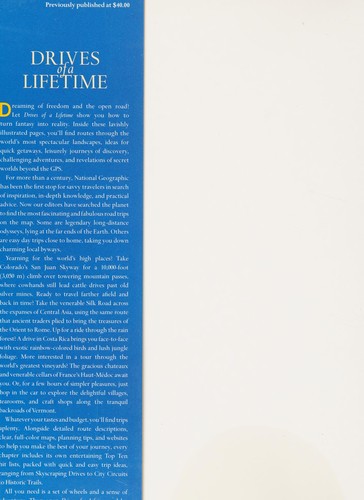 Cover for Drives of a lifetime