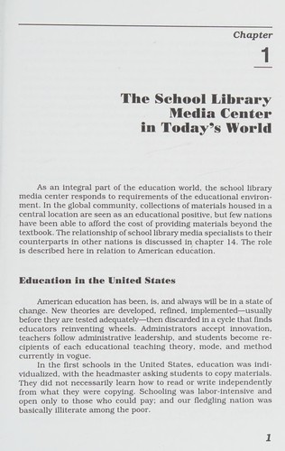 Cover for The school library media manager