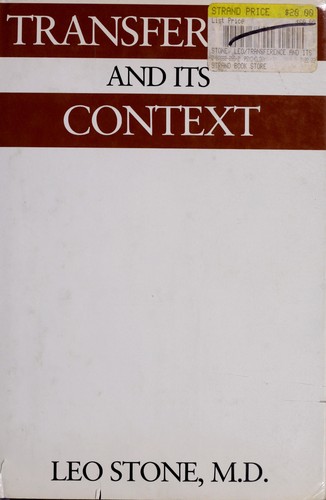 Cover for Transference and its context