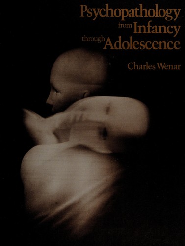 Cover for Psychopathology from infancy through adolescence