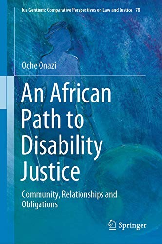 Cover for An African Path to Disability Justice