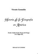 Cover for Historia de la fotografía en América