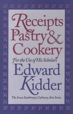Cover for Receipts of pastry & cookery