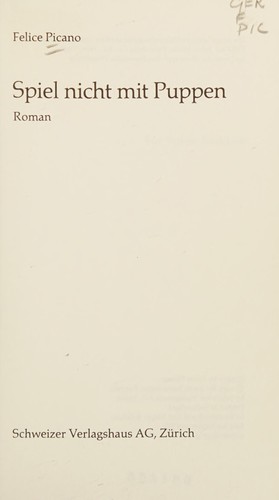 Cover for Spiel nicht mit Puppen