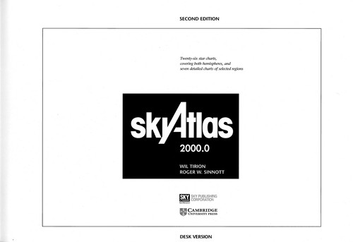 Cover for SkyAtlas 2000.0