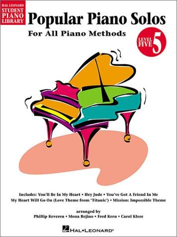 Cover for Popular Piano Solos - Level 5
