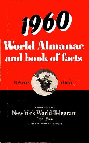 Cover for World Almanac and Book of Facts 1960