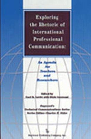 Cover for Exploring the rhetoric of international professional communication