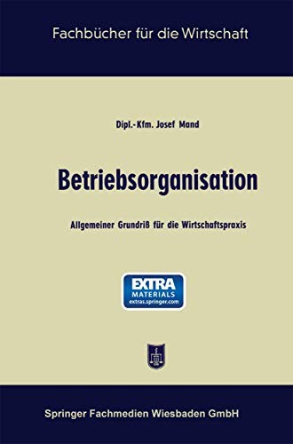 Cover for Betriebsorganisation