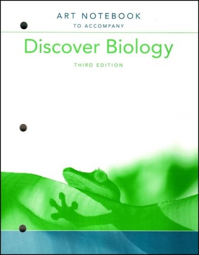 Cover for Art Notebook to Accompany Discover Biology, Third Edition