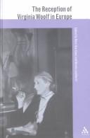 Cover for The reception of Virginia Woolf in Europe