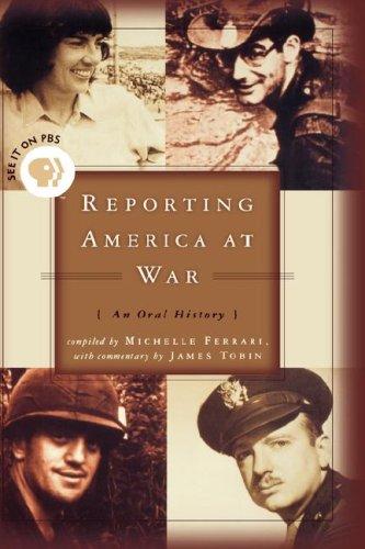 Cover for REPORTING AMERICA AT WAR
