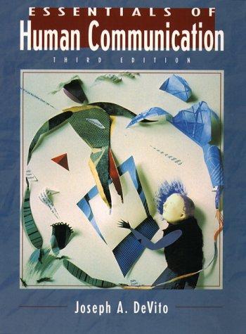 Cover for Essentials of human communication