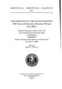 Cover for The formation of a millennial tradition