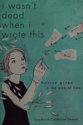 Cover for I wasn't dead when I wrote this