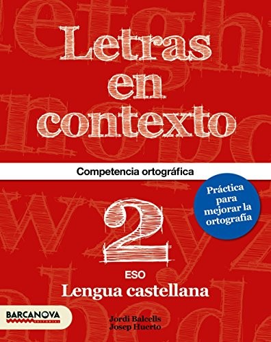Cover for Letras en contexto. Cuaderno ortografía 2º ESO