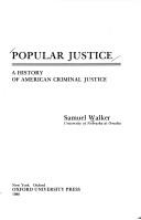 Cover for Popular justice