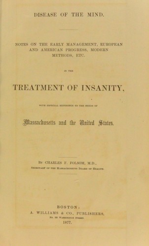 Cover for Disease of the mind