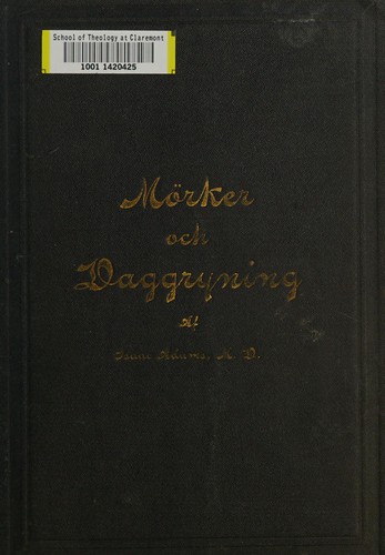 Cover for Mörker och daggryning, (Rom. 13:12)