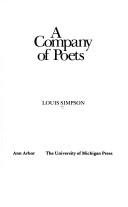 Cover for A Company of poets