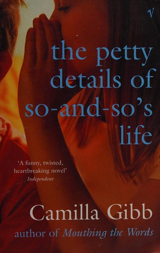 Cover for The petty details of So-and-so's life