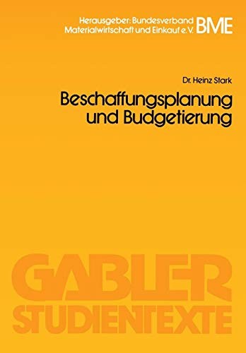 Cover for Beschaffungsplanung und Budgetierung