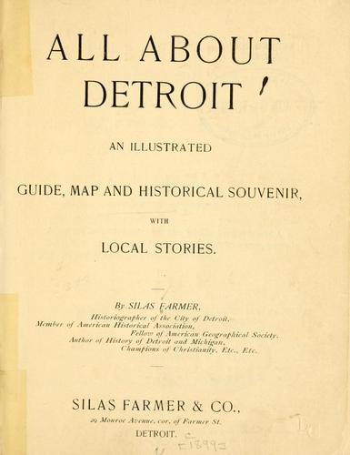 Cover for All about Detroit